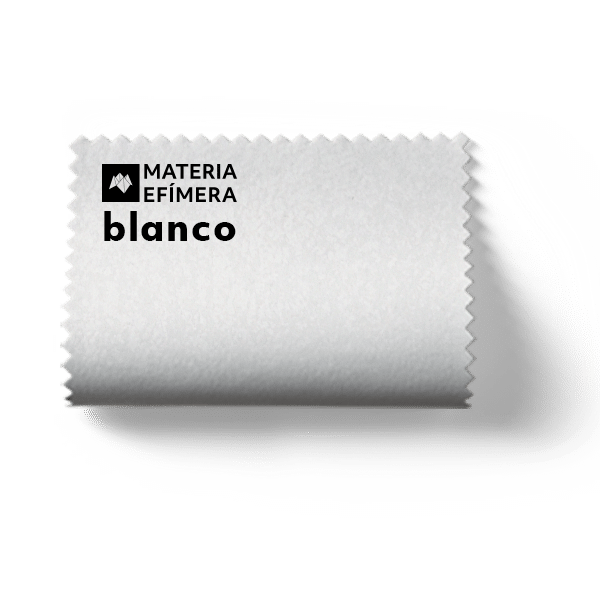 Moqueta ferial blanco - Muestra moqueta color blanco -PANTONE 000 C-MATERIA-EFÍMERA-STANDS 